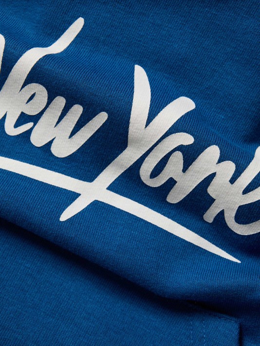Sweatshirt estampada com carapuço Sweatshirt estampada com carapuço