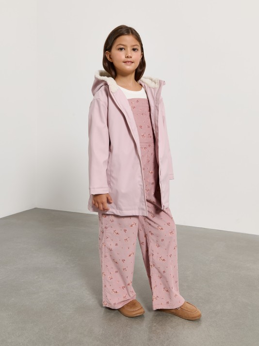 Parka com carapuço e pelo Parka com carapuço e pelo