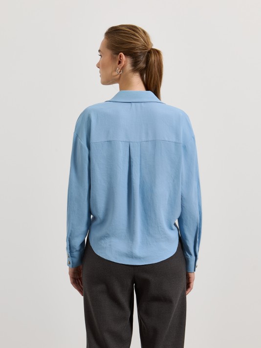 Camisa com efeito balão Camisa com efeito balão