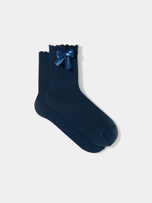 Meias com laço Meias com laço