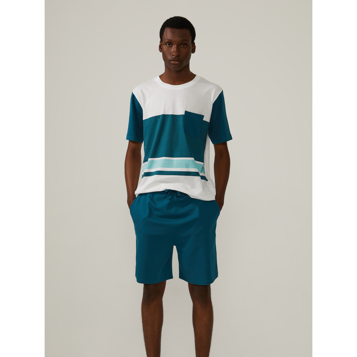 Pijama curto estampado - 117660_47 - Code
